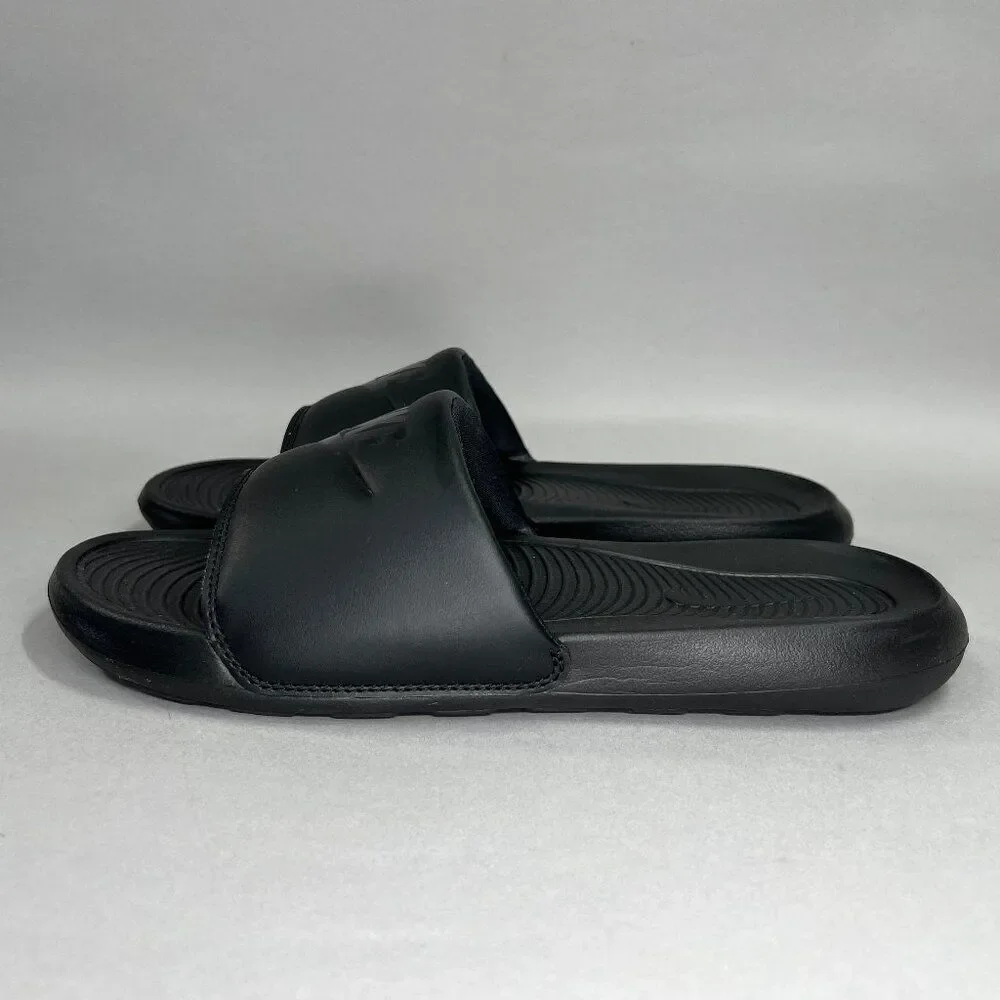 Nike Victori One Sandals Men's Size 8 Black Running Recovery Summer Beach Slides